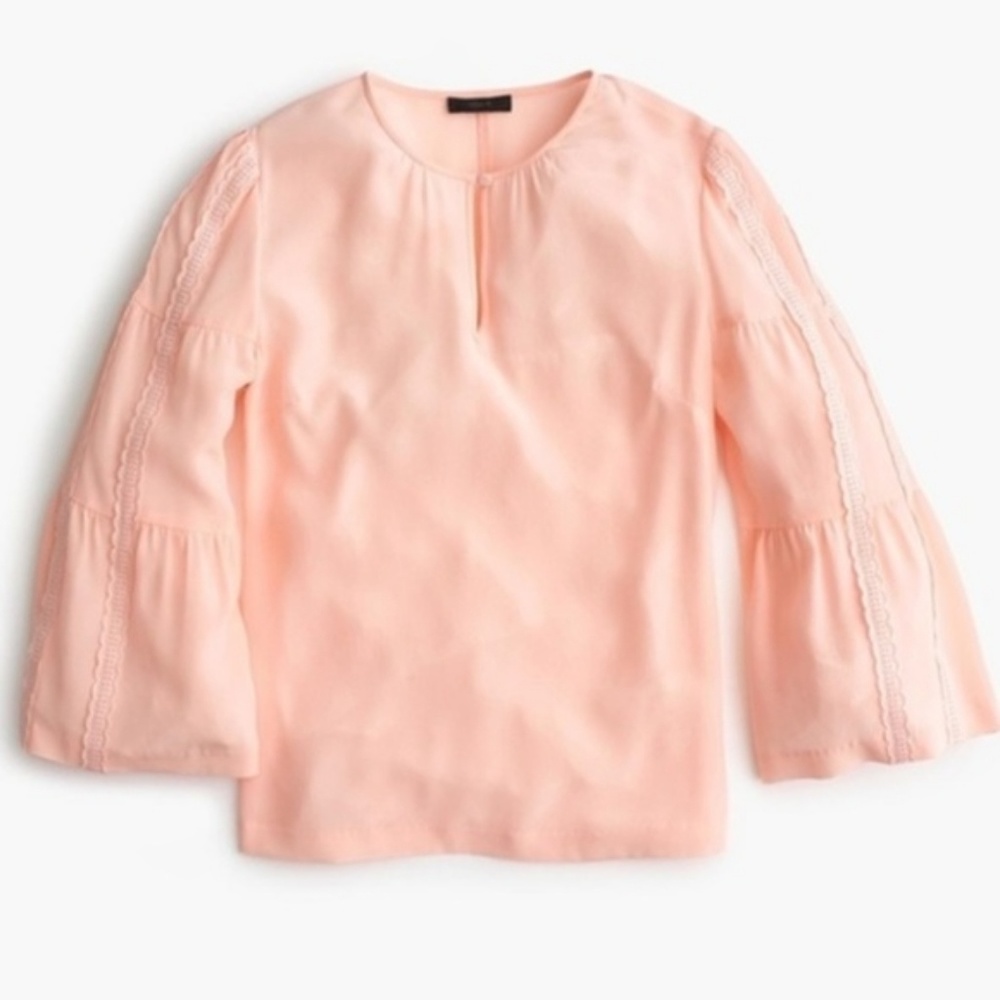 J Crew 100% Silk Top